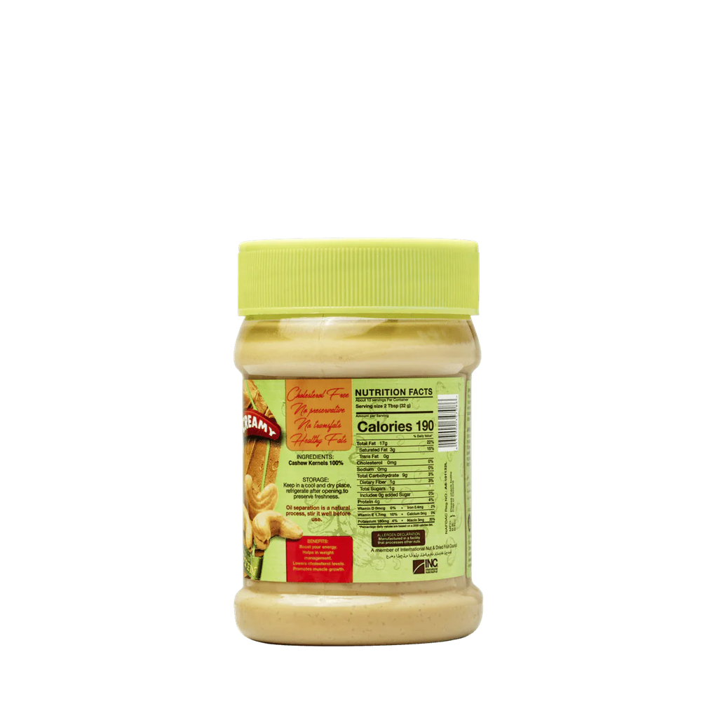 Natural (Unsweetened) Cashew Butter - 325g